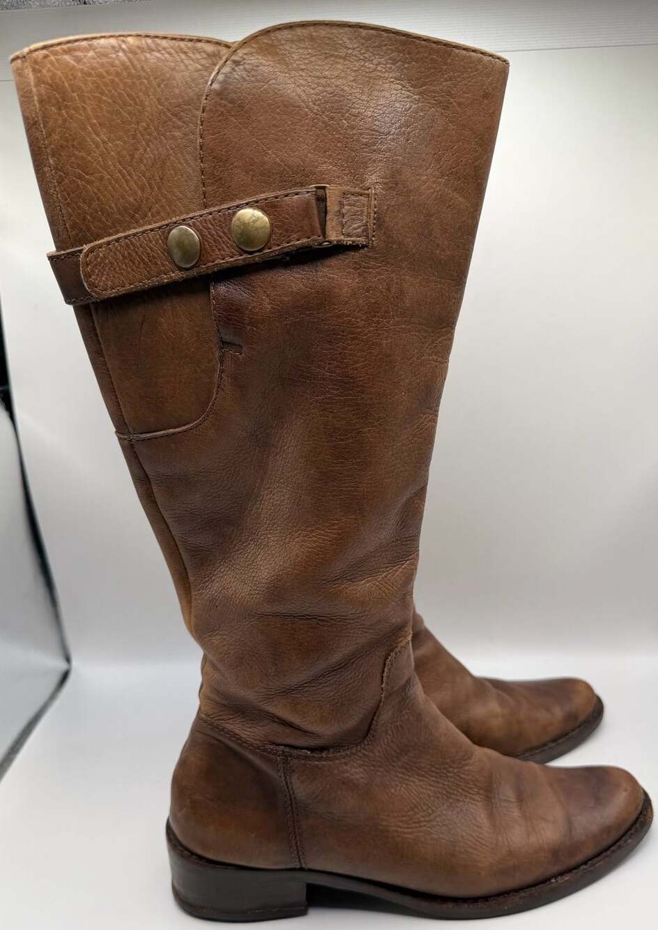 Matisse Women’s Brown Leather Knee High Riding Boots Size 6.5M